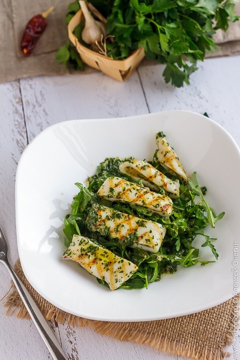 Как приготовить идеальные кальмары на гриле