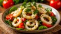 Нежный горячий салат из кальмаров, который порадует всех