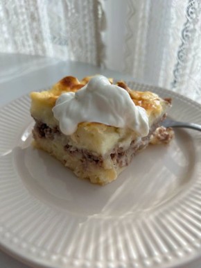 Ностальгия в каждой порции: картофельная запеканка с фаршем