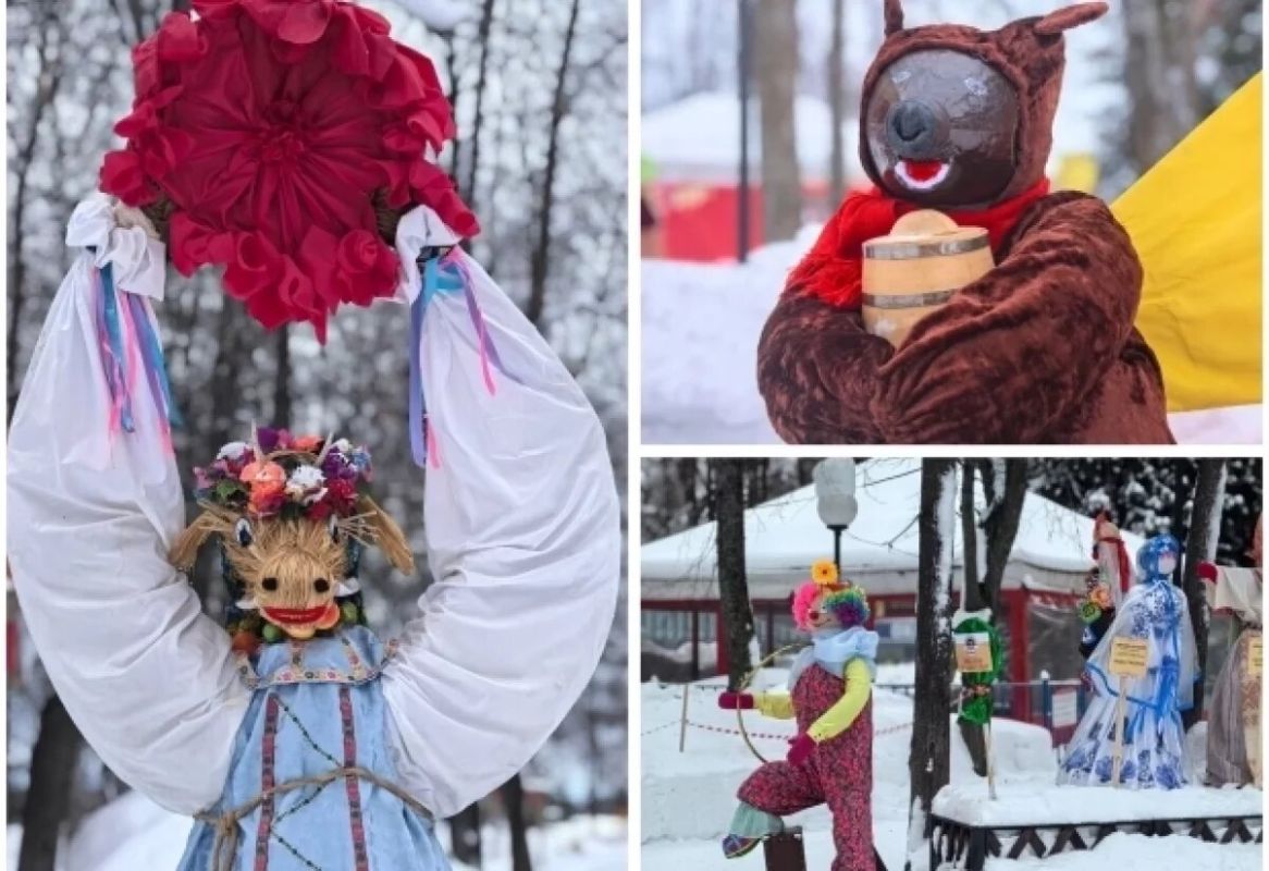 Креативные куклы на масленице: от клоунессы до дамы с гусями