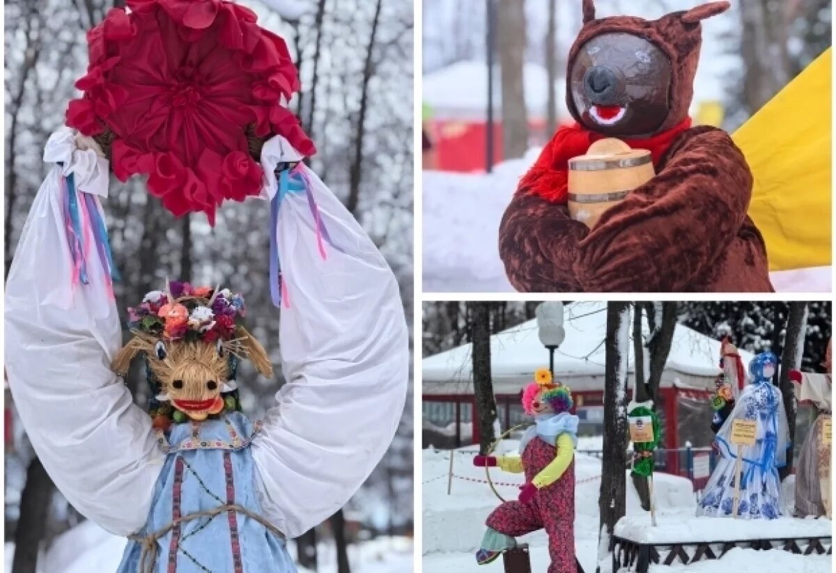 Креативные куклы на масленице: от клоунессы до дамы с гусями