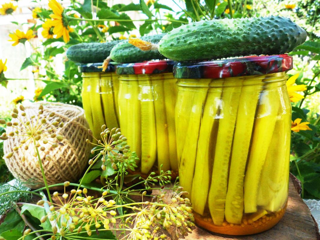 Современные огурцы в банке: новый взгляд на закатки с куркумой и горчицей