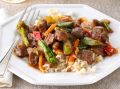 Говядина по-китайски с рисом