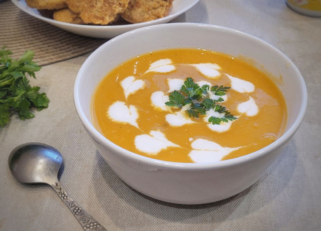Тепло домашней кухни: суп-пюре из тыквы и батата
