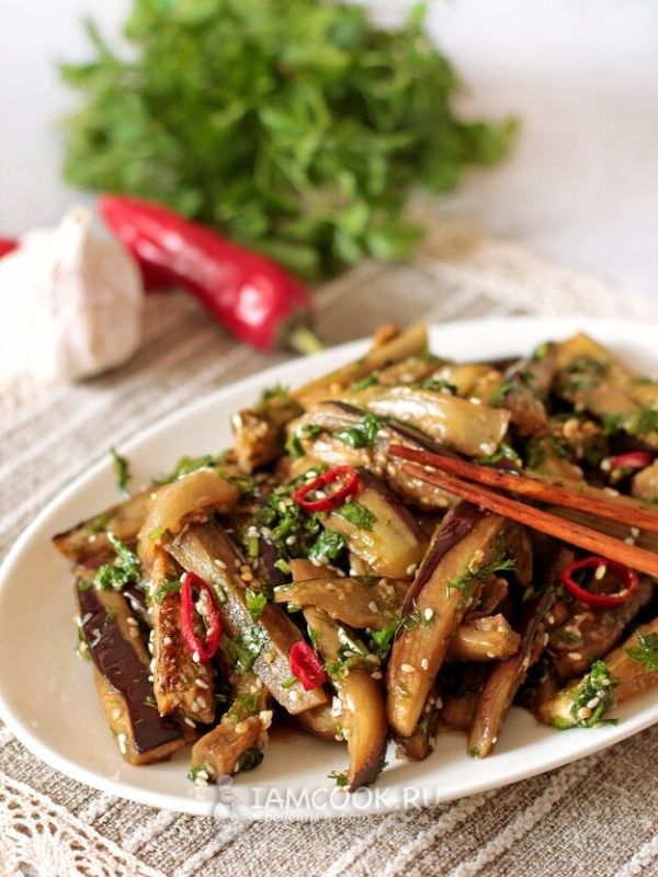 Баклажаны с чесноком: оригинальная закуска на ваш стол