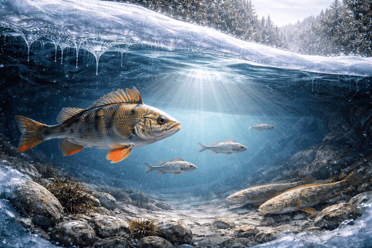 Почему рыбы не мёрзнут зимой подо льдом