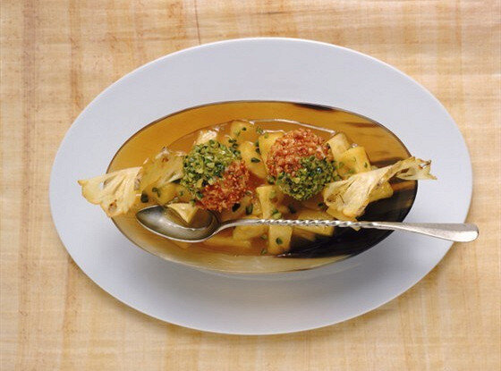 Нежный фруктовый салат с апельсином и маракуйей для солнечного настроения