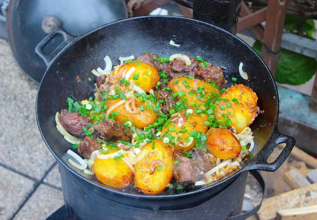 Как приготовить казан-кебаб: пошаговый рецепт с хрустящей картошкой и нежным мясом