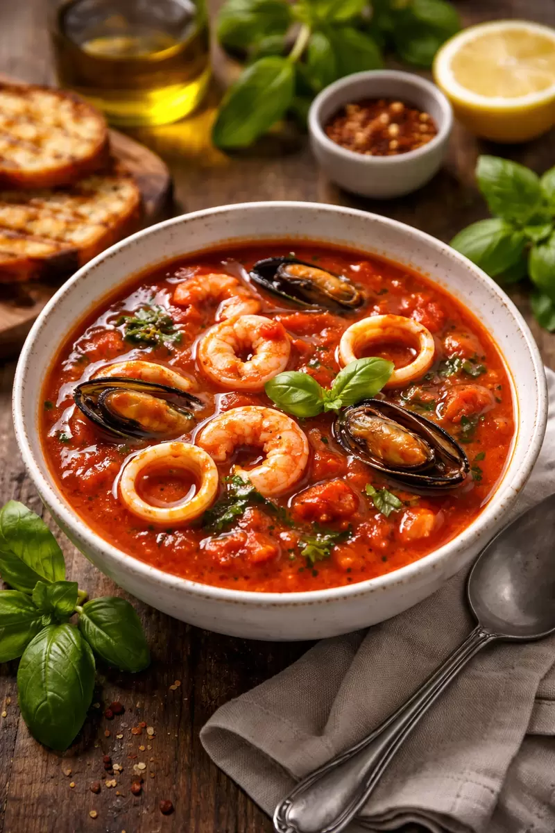 Супер-томатный суп: морская симфония в вашей тарелке