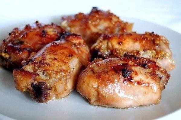 Нежная курица в горчично-медовом соусе